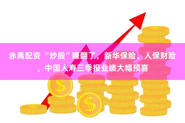 赤禹配资 “炒股”赚翻了，新华保险、人保财险、中国人寿三季报业绩大幅预喜